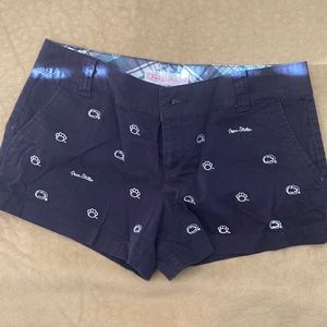 PSU embroidered shorts